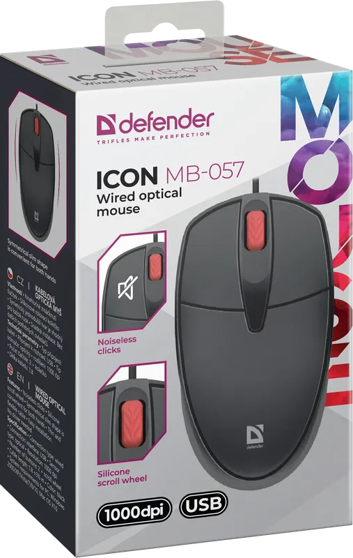Defender - Проводная оптическая мышь Icon MB-057
