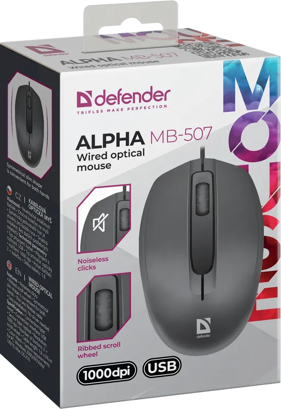 Defender - Проводная оптическая мышь Alpha MB-507
