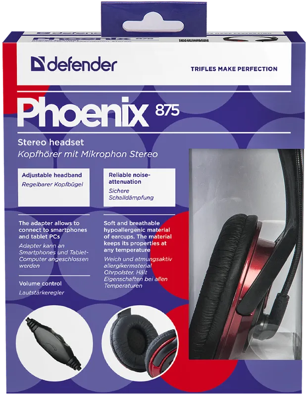 Defender - Компьютерная гарнитура Phoenix 875