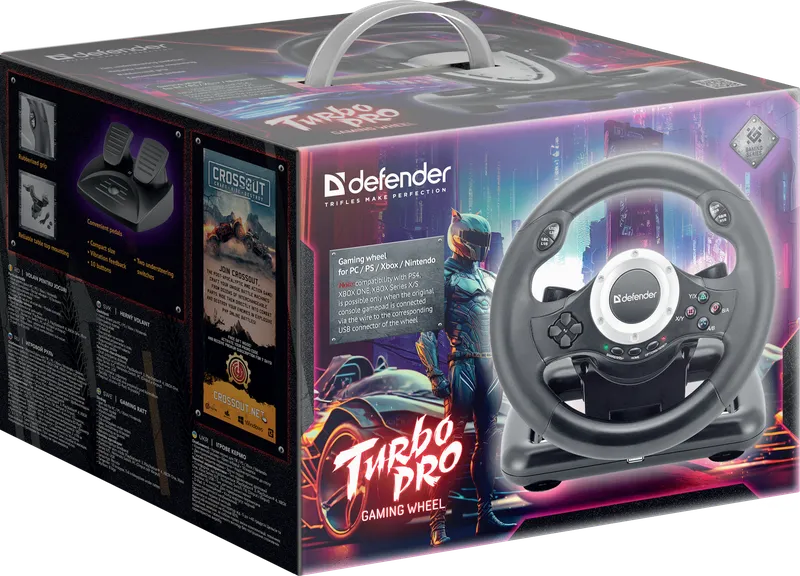 Defender - Игровой руль Turbo Pro