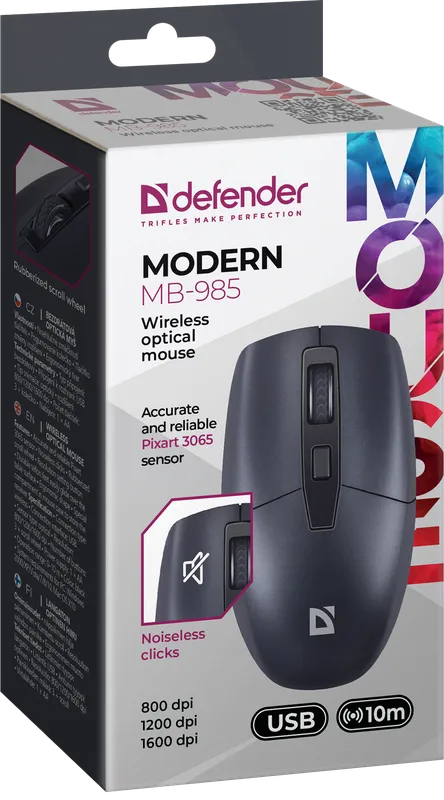 Defender - Беспроводная оптическая мышь Modern MB-985