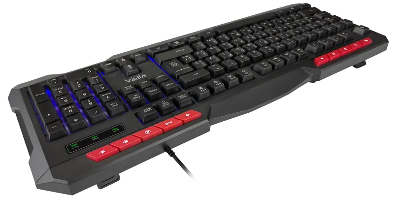 Defender - Проводная игровая клавиатура Vipra GK-586