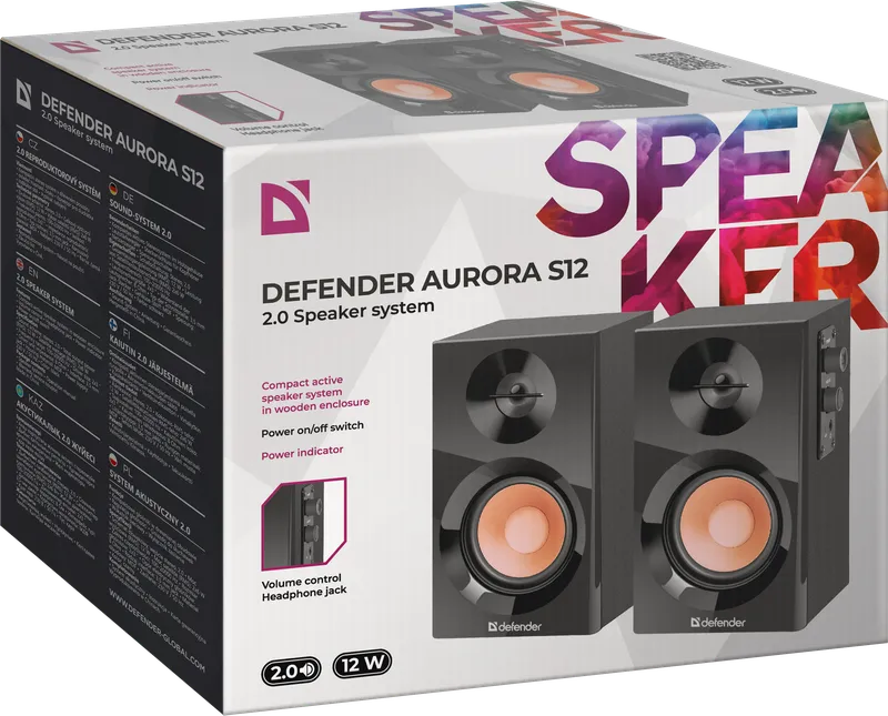 Defender - Акустическая 2.0 система Aurora S12