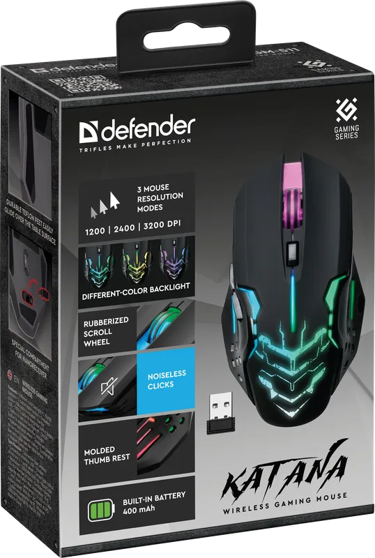 Defender - Беспроводная игровая мышь Katana GM-511