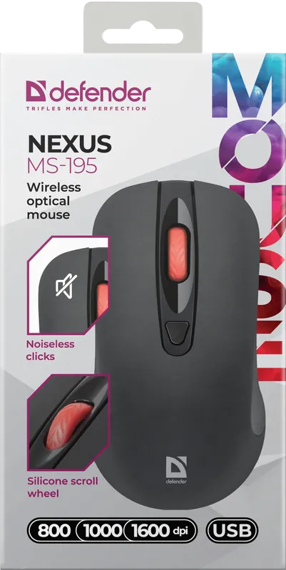 Defender - Беспроводная оптическая мышь Nexus MS-195