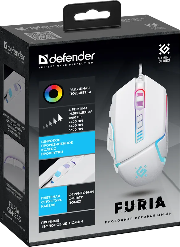 Defender - Проводная игровая мышь Furia GM-543