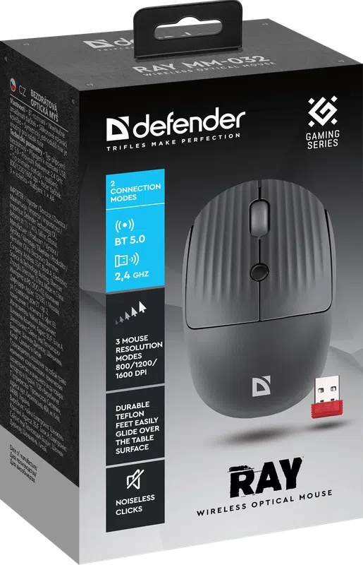 Defender - Беспроводная оптическая мышь Ray MM-032