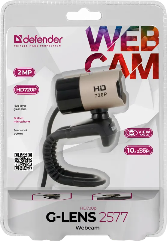 Defender - Веб-камера G-lens 2577 HD720p