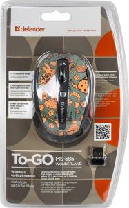 Defender - Беспроводная оптическая мышь To-GO MS-585