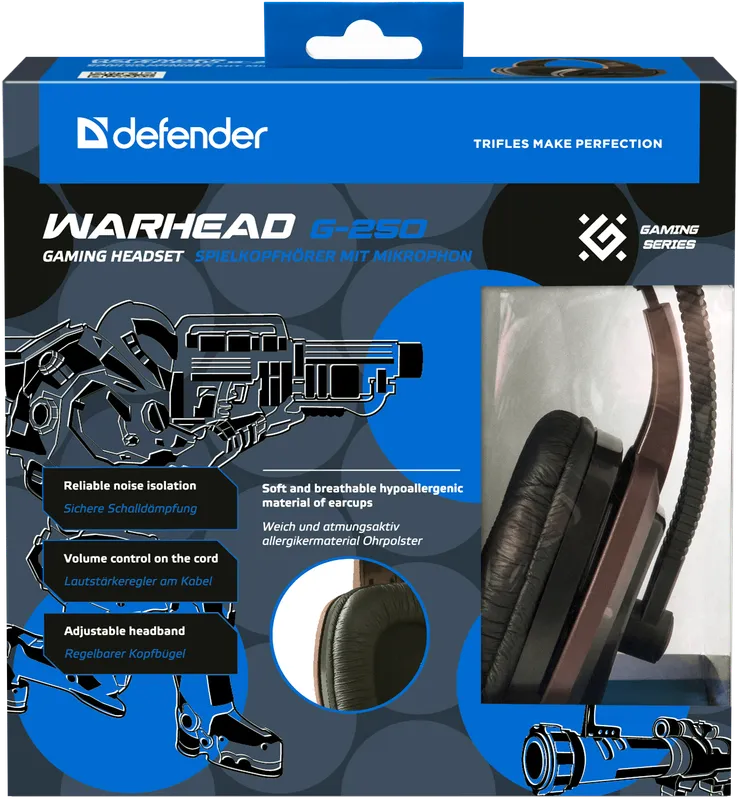 Defender - Игровая гарнитура Warhead G-250