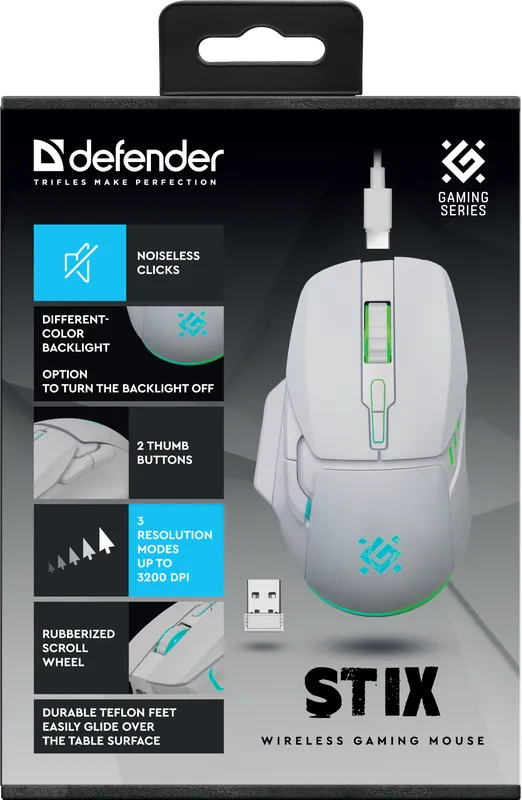 Defender - Беспроводная игровая мышь Stix GM-009
