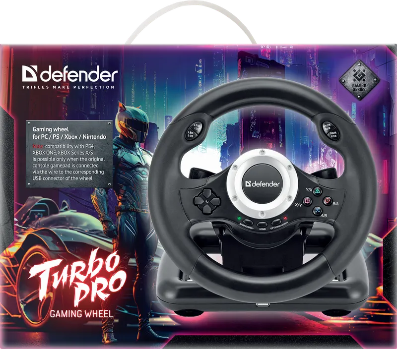 Defender - Игровой руль Turbo Pro