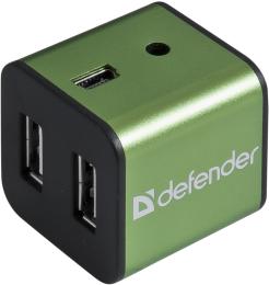Defender - Универсальный USB разветвитель Quadro Iron