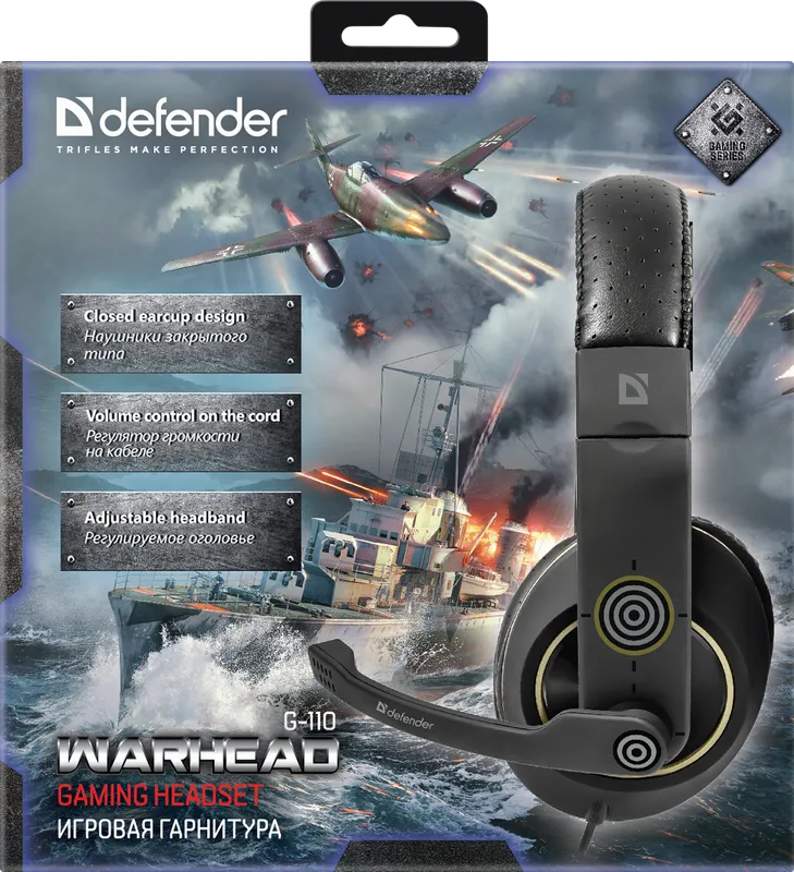 Defender - Игровая гарнитура Warhead G-110