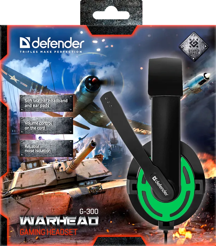 Defender - Игровая гарнитура Warhead G-300