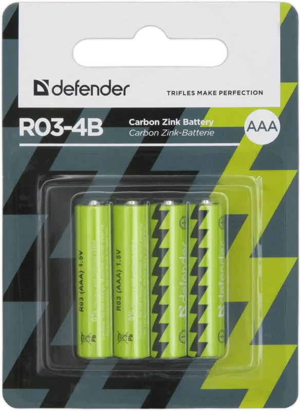 Defender - Батарейка солевая R03-4B