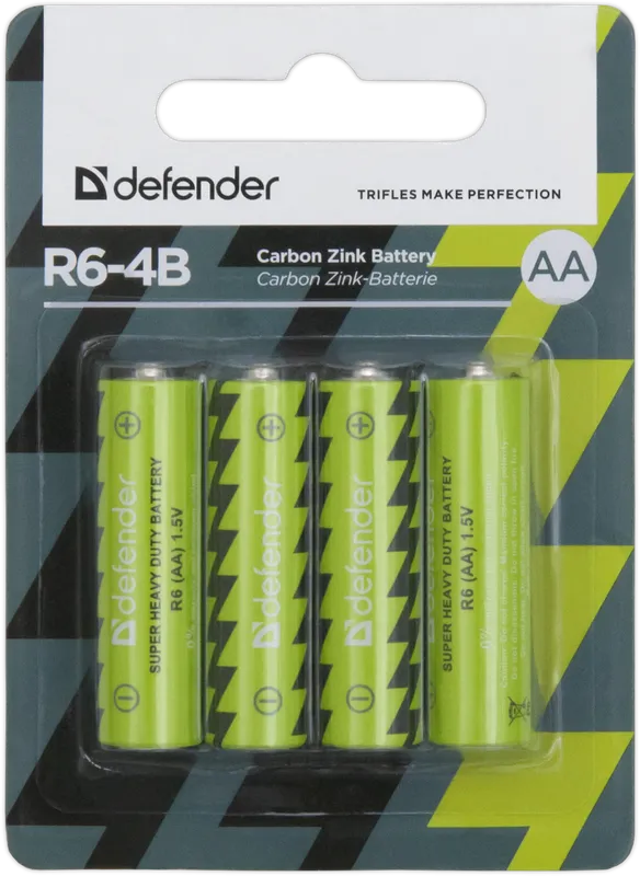 Defender - Батарейка солевая R6-4B