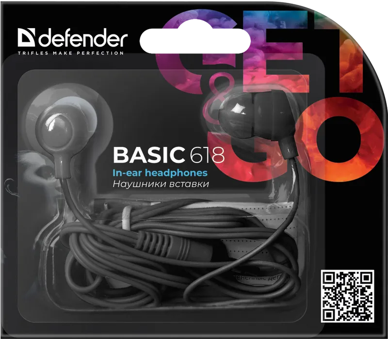 Defender - Наушники вставки Basic 618