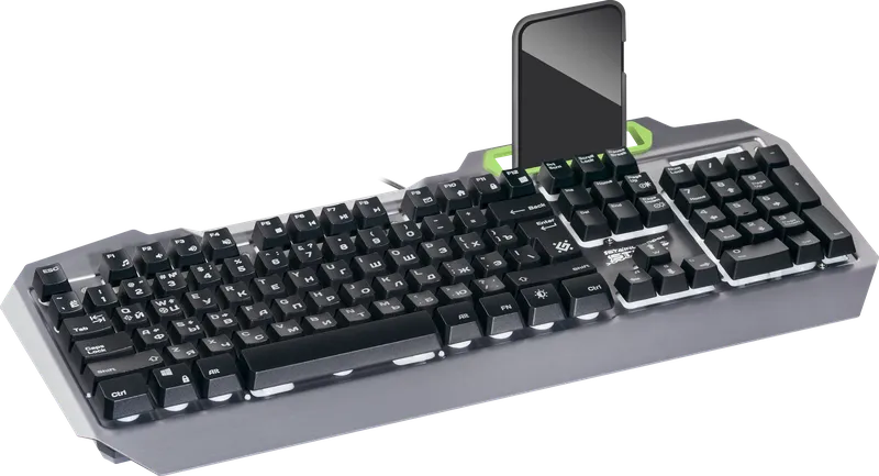Defender - Проводная игровая клавиатура Stainless steel GK-150DL