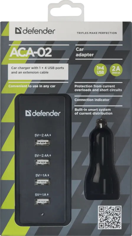 Defender - Автомобильный адаптер ACA-02