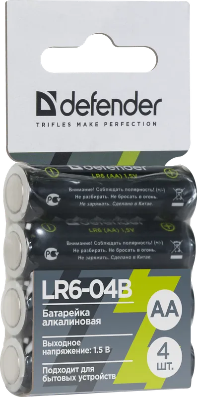 Defender - Батарейка алкалиновая LR6-04B