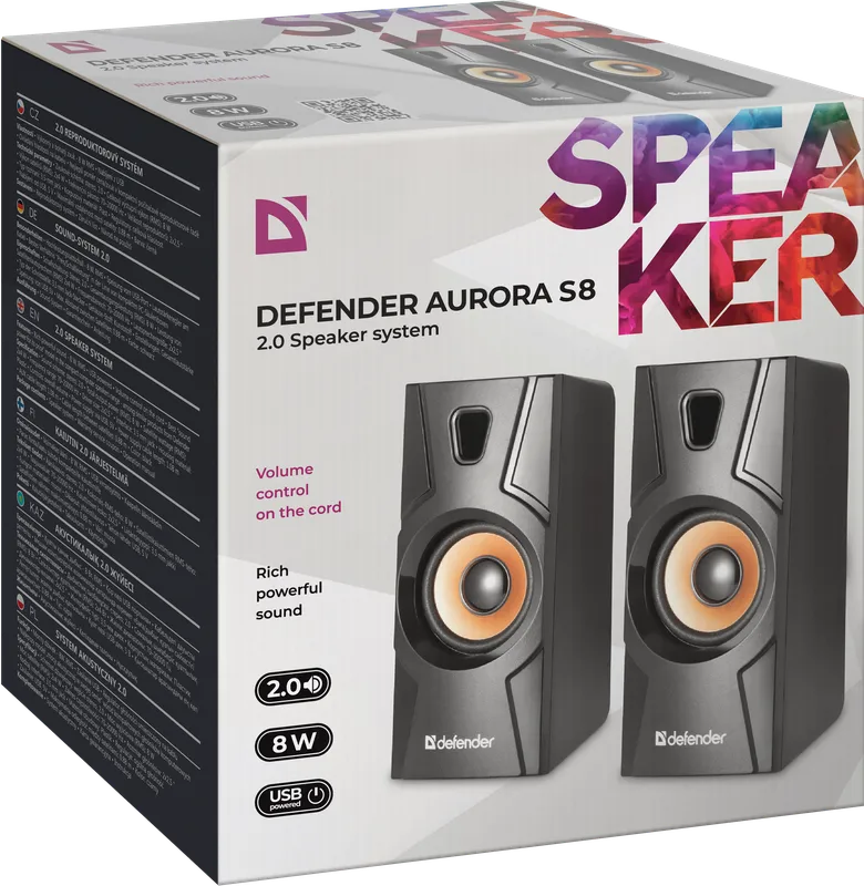 Defender - Акустическая 2.0 система Aurora S8