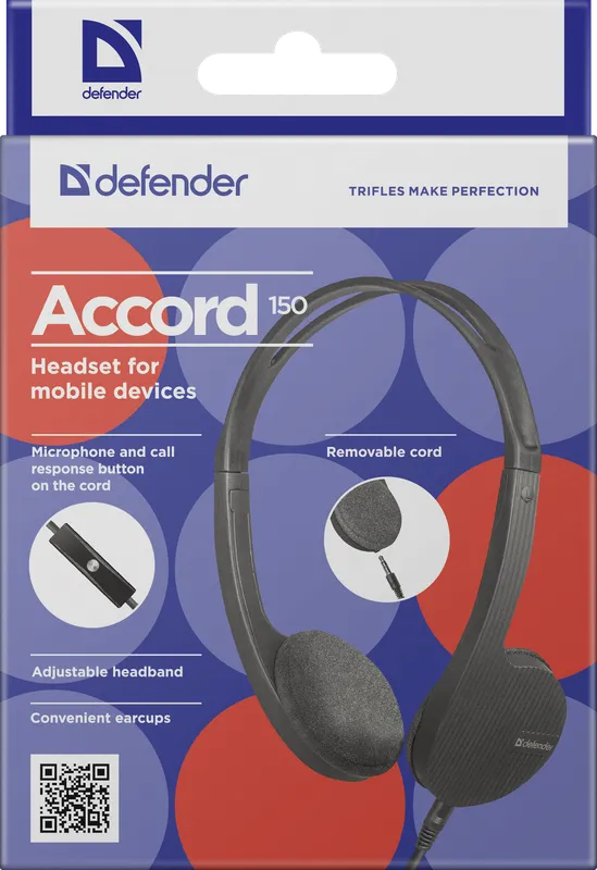 Defender - Гарнитура для смартфонов Accord 150