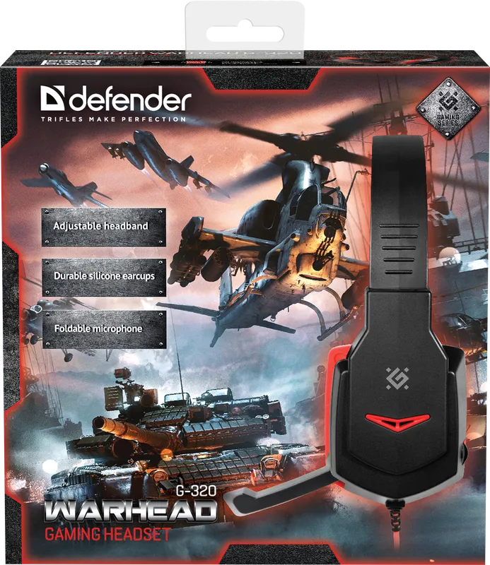 Defender - Игровая гарнитура Warhead G-320