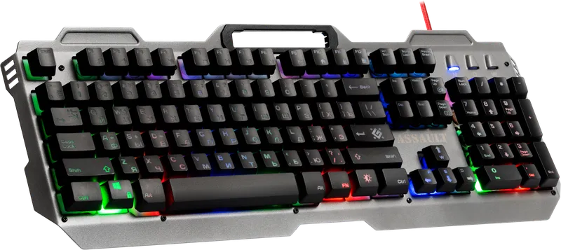 Defender - Проводная игровая клавиатура Assault GK-350L