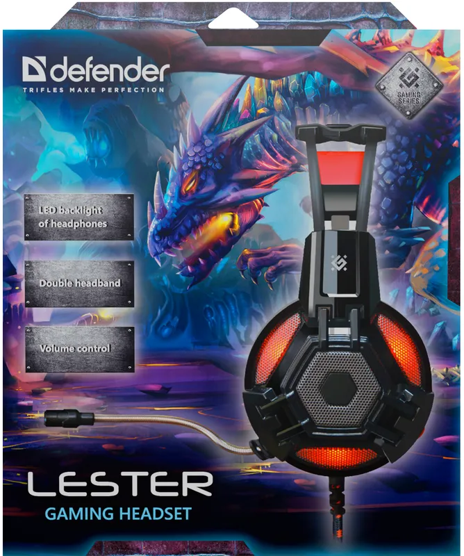 Defender - Игровая гарнитура Lester