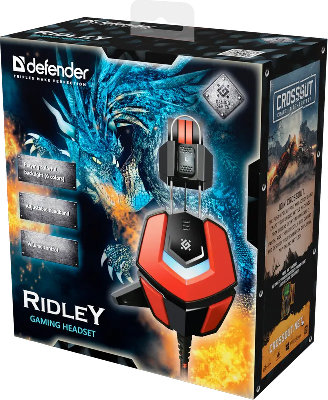 Defender - Игровая гарнитура Ridley