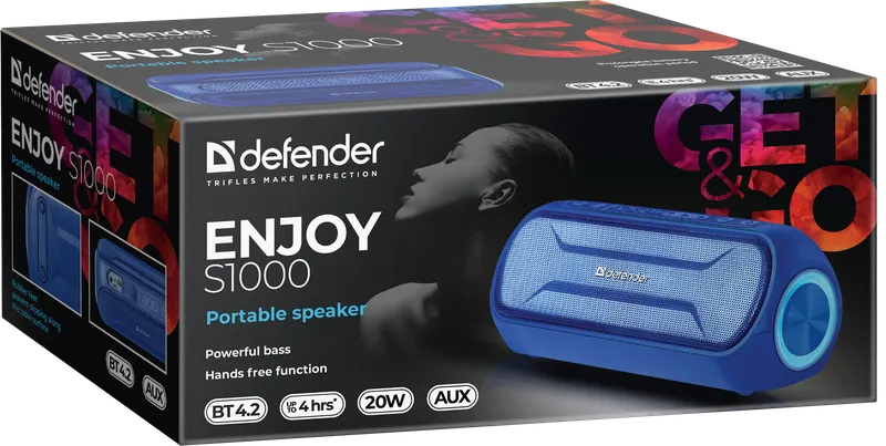 Defender - Портативная акустика Enjoy S1000