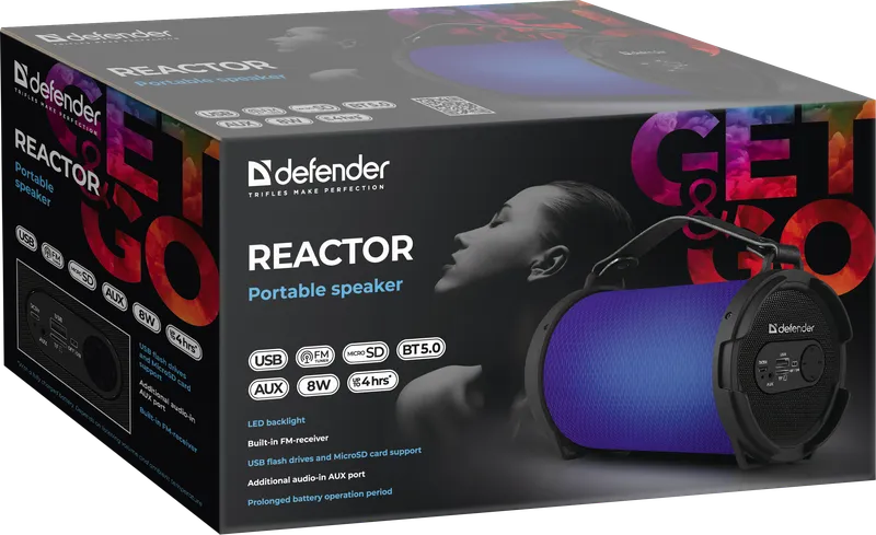 Defender - Портативная акустика Reactor