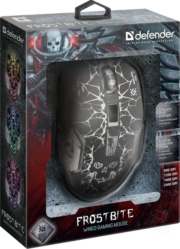 Defender - Проводная игровая мышь FrostBite GM-043