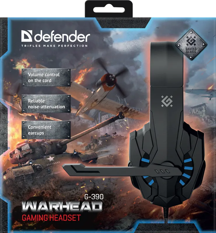 Defender - Игровая гарнитура Warhead G-390