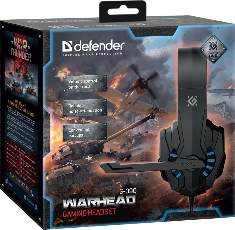 Defender - Игровая гарнитура Warhead G-390