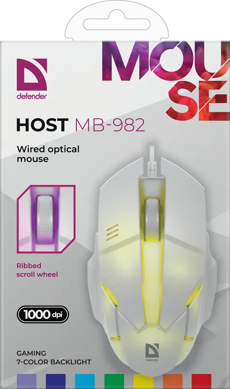 Defender - Проводная оптическая мышь Host MB-982