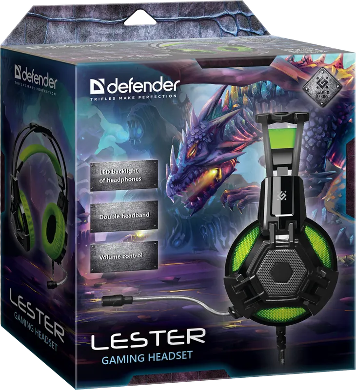 Defender - Игровая гарнитура Lester