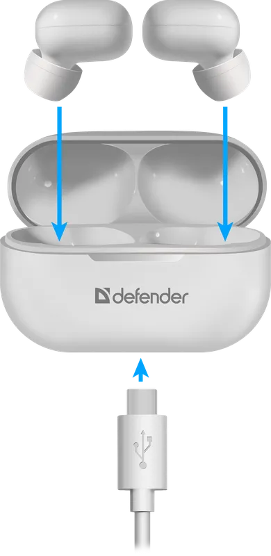 Defender - Беспроводная гарнитура Twins 905