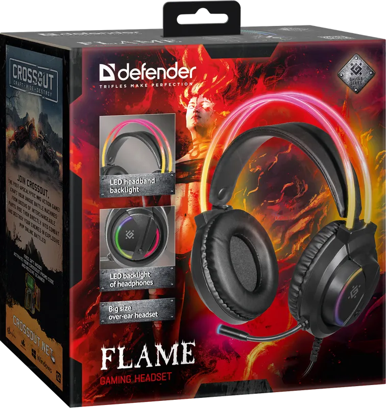 Defender - Игровая гарнитура Flame