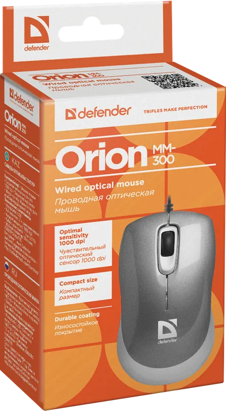 Defender - Проводная оптическая мышь Orion MM-300