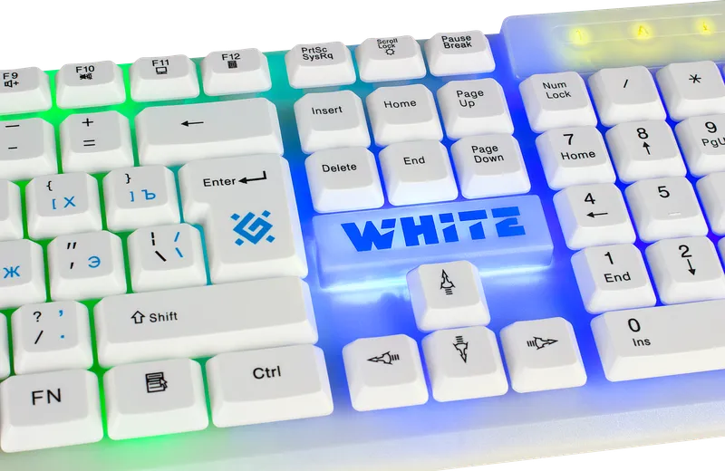 Defender - Проводная игровая клавиатура White GK-172