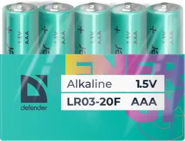 Defender - Батарейка алкалиновая LR03-20F