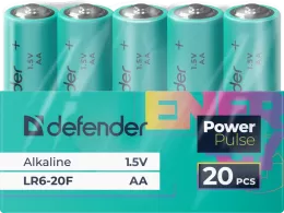Defender - Батарейка алкалиновая LR6-20F