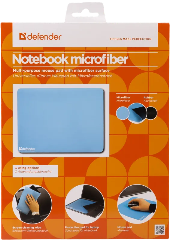 Defender - Коврик для компьютерной мыши Notebook microfiber