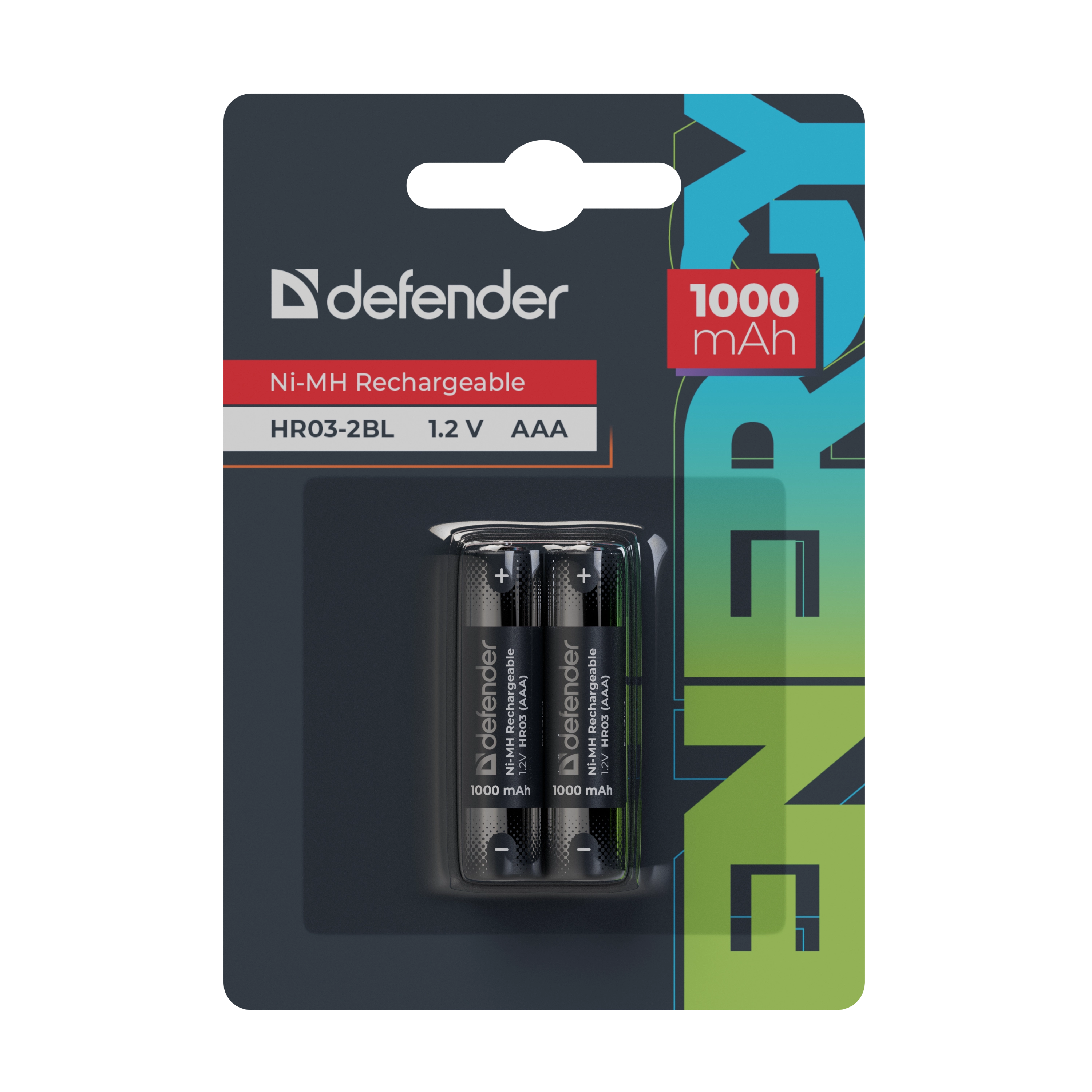 Defender - Аккумуляторная батарея HR03-2BL 1000 mAh