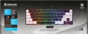 Defender - Проводная игровая клавиатура Aris GK-349