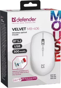Defender - Беспроводная оптическая мышь Velvet MB-406