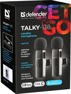 Defender - Петличный микрофон Talky-138