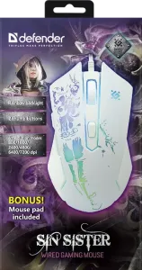 Defender - Проводная игровая мышь Sin'Sister GM-933